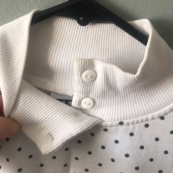 90s Trend Basics Polka Dot Sweatshirt - Picture 2 of 9